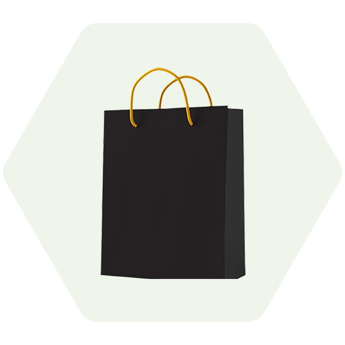 Black Small Gift Bags